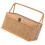 Woven Storage Basket with Locking Lid for Picnic 1