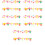 500Pièces Piques Décoratifs Champignon Bois Multicolores 5
