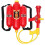 Firefighter Backpack Water Blaster for Kids 1