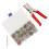 200 Sets Prong Ring Snap Button Kit with Pliers, Rust-Resistant Iron Fasteners 14