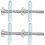 16Pcs Spring Loaded Iron Latches Silver for and Cage Doors 5