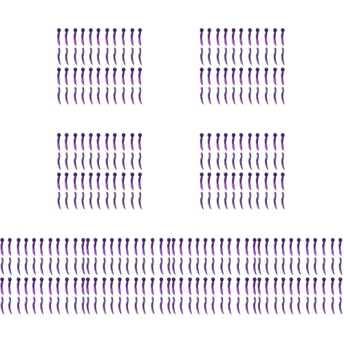 100Pièces Écarteurs Dentaires Plastique Violet Usage Durable 2