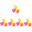 10Pièces Caps Stockage Silicone Rose Couvercle Bouteille 5