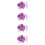 400Pièces Anneaux Violet Volaille Réutilisables Pour Identification 7