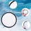48 Pieces Sublimation Patch Blanks Quality Fabric Iron- Circular Blank Patch for Clothes, Hats, Uniforms, Backpacks 2