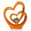 Porcelain Double Heart Home Decor for Couples 1