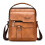Ανδρική Δερμάτινη Τσάντα Ώμου Crossbody Sling - Vintage Side Crossover Ανδρική Τσάντα Ταξιδιού 1