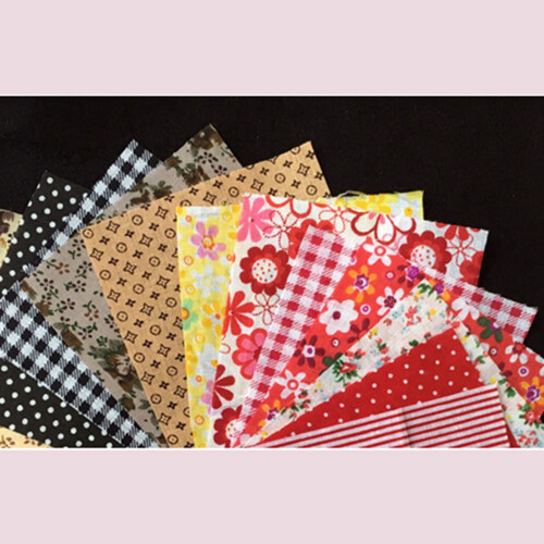 DIY Quilting Patch 240Pcs 10cmx10cm Charm Pack Cotton Fabric Patchwork Bundle Fabrics Cloth Sewing 2