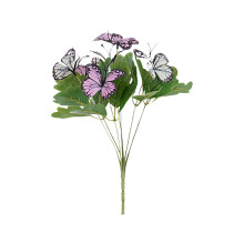 2026 Nieuwe kunstmatige vlinderbloem 11,4 inch 3D-geprint arrangement realistische bloem voor bruiloft gangpad decoratie podium & evenement decoratie