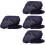 4Pièces Toques Chef Coton Noir Confortables Pour Cuisine Service 6