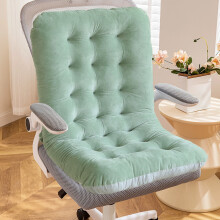 Dickes Sitzkissen mit Rückenlehne, langes Stuhlkissen für Esszimmer, Büro, Sofa, Boden, weiches und bequemes Sitzkissen für Zuhause und Büro