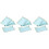 12Pcs Blue Dessert Paper for 5