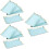 12Pcs Blue Dessert Paper for 8