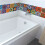 144PCS Self Adhesive Mosaic Brick Tile 3D Sticker Kitchen Bathroom Wall Stickers -10X10cm 8