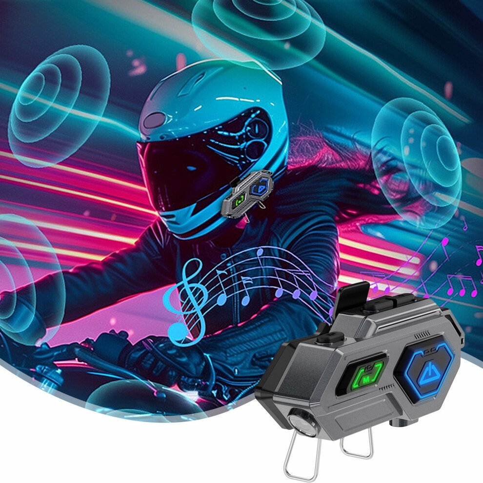 Bluetooth 5.3 Call Noise Reduction 1000Mah Battery Hifi Sound Quality Automatic Answering Intelligent Two Connected Motorcycle Bluetooth Earphones 9482726204770