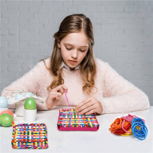 288 Pieces Loom Potholder Loops Weaving Loom Loops Weaving  Loops with Multiple Colors for DIY Crafts Supplies