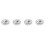 Crystal Rhinestone Button Flat Back Decoration DIY 15mm 40 Pcs Clear 2
