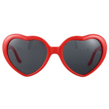 5X Fashion Cute Retro Love Heart Shape Lolita Sunglasses Fancy Dress Party HOT - Red