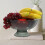 2Pcs Pet Material Green Fruit Plate Footed Draining Basket for Home 7