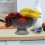 2Pcs Pet Material Green Fruit Plate Footed Draining Basket for Home 8