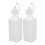 2Pcs Transparent Plastic Condiment Squirt Bottles for Home Kitchen Use 11