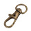 30Pcs Metal Clasp Swivel Trigger Clips Snap Hooks Key Ring Bags DIY  Copper 3