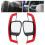 Red Steering Wheel Paddle Shift Extension for Audi, Easy Installation Double-Sided Adhesive Cover, Upgrade Design for Improved Driving Dynamics and 5
