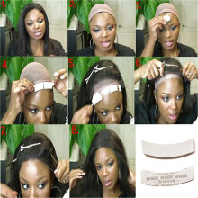 144Pc/Lot No-Shine Lace Wig Tape Double Sided Adhesive Extension Hair Tape Strips for Toupees/Lace Wig Film