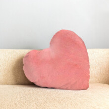 Coussin en peluche en forme de cœur, 30 cm, doux et décoratif, cadeau idéal pour les filles – Saint-Valentin et décoration intérieure