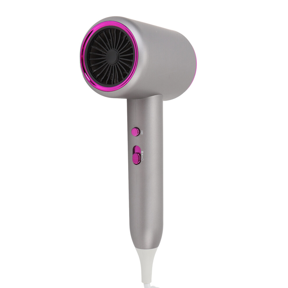 Ionic Hair Dryer 20000Rpm Quick Dry Low Noise Grey 5061387371300