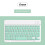 Teclado Bluetooth sem fio universal para celular e tablet, com mouse integrado. Mini teclado Bluetooth compatível com iPad. Acessórios para teclado. 1