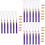 3Sets Durable Polyester Graduation Cap Tassels 2023 Colors for DIY Use 7