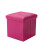 Leather Ottoman with Storage & Foam Seat 1
