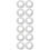 12Pcs Easy Install White Stainless Steel Cover Plates for Pipe Use 7