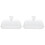 2Pcs Clear Butter Storage Box Sealed Cover for Home Tableware Use 2