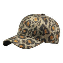 Lente nieuwe baseballpet met luipaardprint en harde klep, dames outdoor zonnehoed, casual eendenbekpet, trendy herenpet