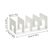 Clear Acrylic File Sorter,Sturdy Plastic Expandable Upright File Holder Organizer,for Book, Office Storage Rack Holder for Letter, Binder, Document