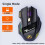 Ασύρματο ποντίκι παιχνιδιών USB IMICE GW-X7 3200DPI Διπλή λειτουργία Επαναφορτιζόμενη 7 1