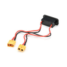 RC přepínač kabelového svazku pro těžké baterie XT60Plug Vestavěná nabíjecí zásuvka RC přepínač LiPo baterií s velkým proudem pro