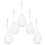 10Pcs Heat-Resistant Handle Colander Spoons Kitchen Skimmer White 2