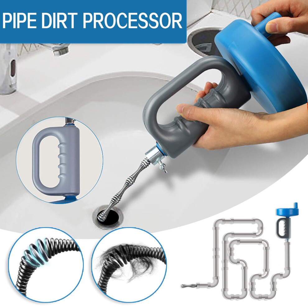 Drain Snake Tool 1Pc,Heavy Duty Pipe Cleanerflexible Steel Cable Unclog Sink Bathtub Shower Drainage Fast Clearing Solution Homeowners 9152228656024