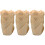 300Pcs Light Yellow Baking Cupcake Wrappers Oil-Proof Durable Liners 3
