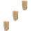 300Pcs Light Yellow Baking Cupcake Wrappers Oil-Proof Durable Liners 4