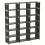 Metal Bookshelf Storage Organizer (18 Grid) 1