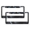 Wolf Blue Eyes License Plate Frames Aluminum 2 Pack 1