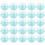 200Pcs Sky-Blue Mini Dessert Containers Plastic Boxes for Cupcakes 2