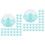 200Pcs Sky-Blue Mini Dessert Containers Plastic Boxes for Cupcakes 5