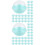 200Pcs Sky-Blue Mini Dessert Containers Plastic Boxes for Cupcakes 6
