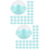 200Pcs Sky-Blue Mini Dessert Containers Plastic Boxes for Cupcakes 8