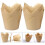 300Pcs Light Yellow Baking Cupcake Wrappers Oil-Proof Durable Liners 9